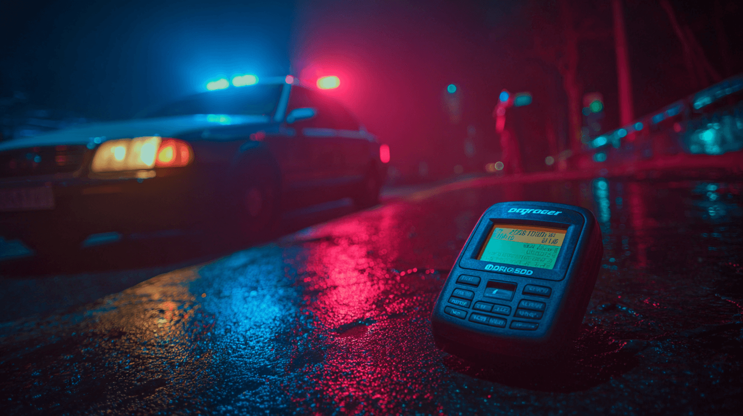 Policijska kontrola sa testiranjem na droge tokom noćne patrole