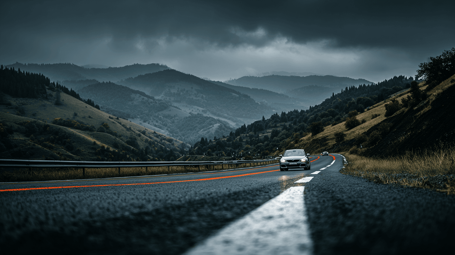 Preticanje preko pune linije na dvotračnom putu u Srbiji